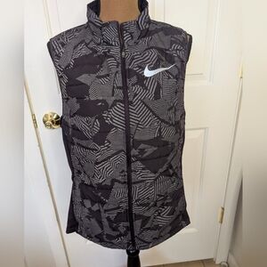 Nike Thermosoft Running Vest Size Medium Deep Purple/Gray